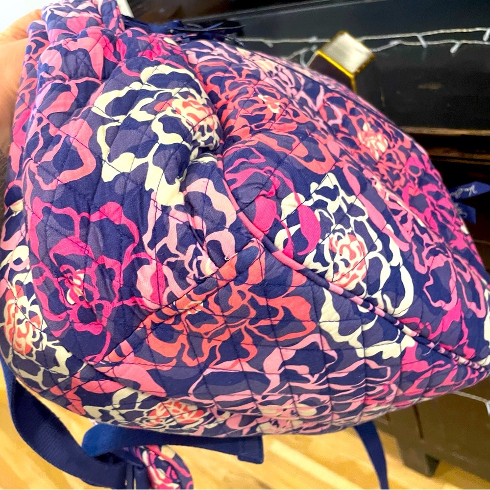 Vera Bradley Quilted Floral Backpack - Picture 5 of 9